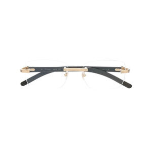 Cartier CT0052o-007 Eyeglasses Silver Blue Metal